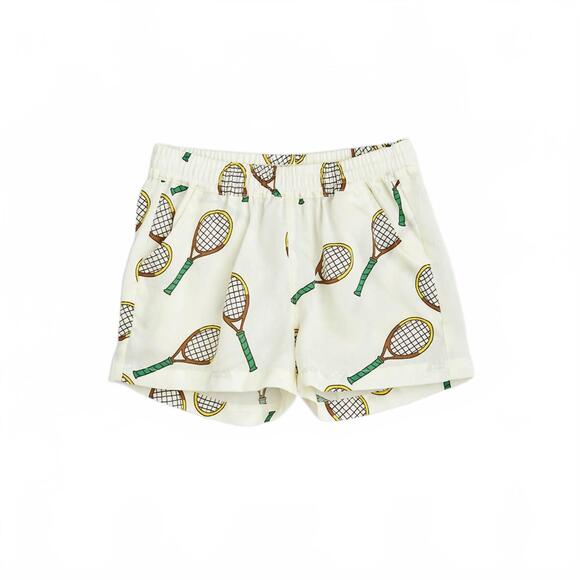 MINI RODINI Other - NEW MINI RODINI girl's tennis racket shorts in off white